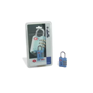 Lucchetto a combinazione TSA - Azzurro